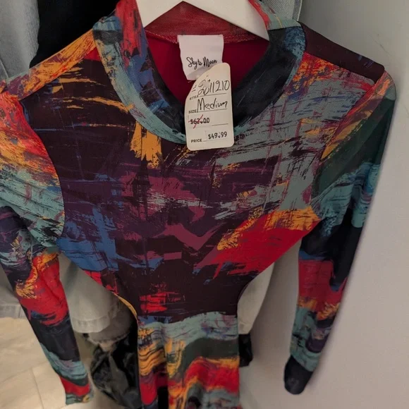 Womens Mesh Dress - Picture 5 of 5